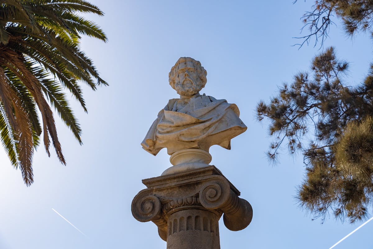 Buste dans le parc de la Ciutadella