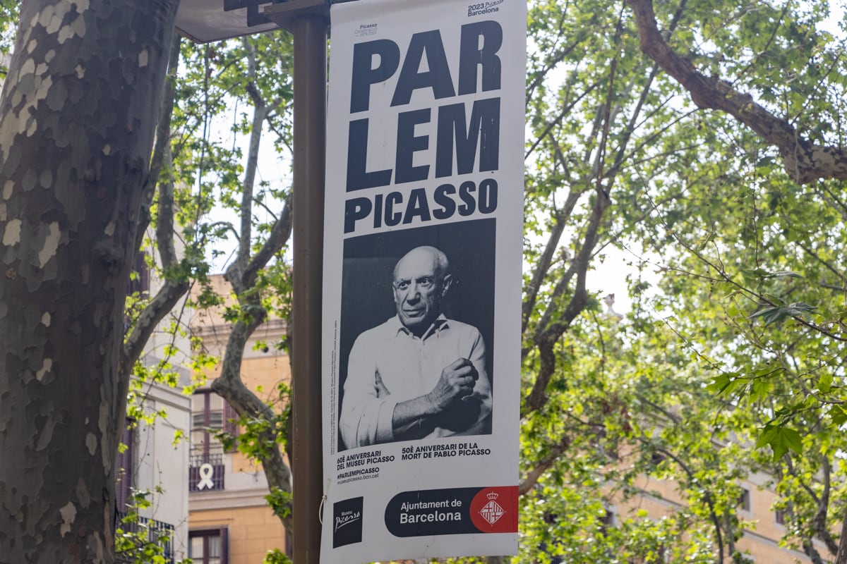 Panneau de rue du musée Picasso