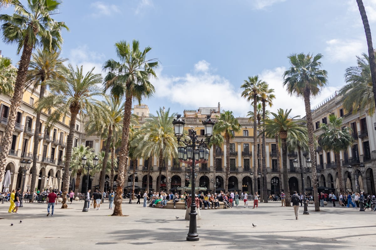 Plaça Reial de Barcelone