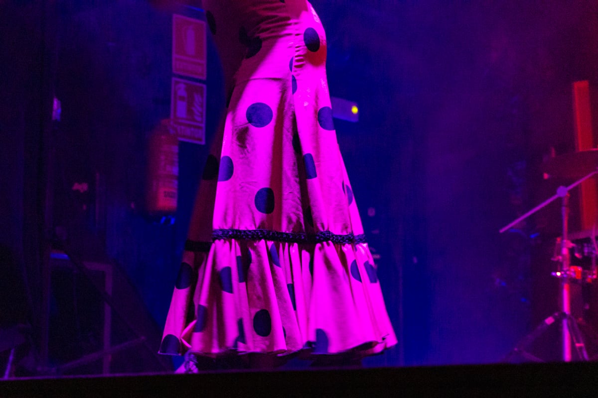 Robe de la danseuse de flamenco