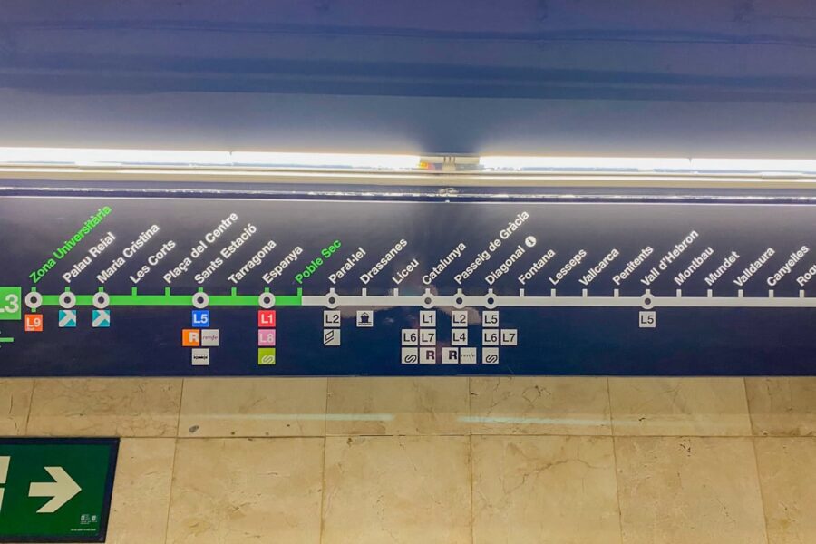 Stations du métro de Barcelone