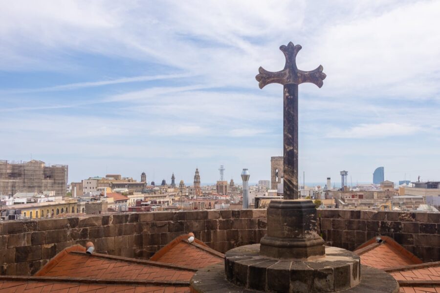 Terrasse de la Cathédrale de Barcelone