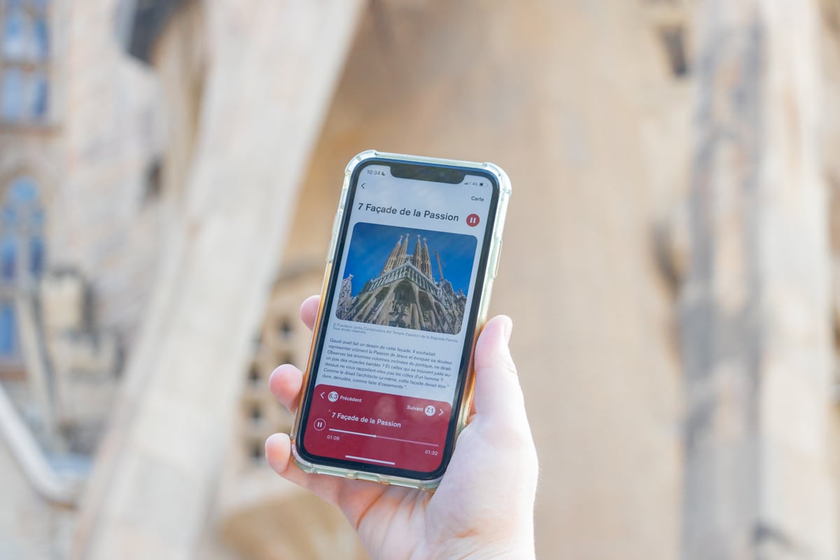 Audio-guide de la Sagrada Familia de Barcelone