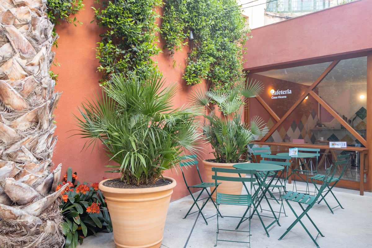 Cafétéria de la Casa Vicens de Barcelone