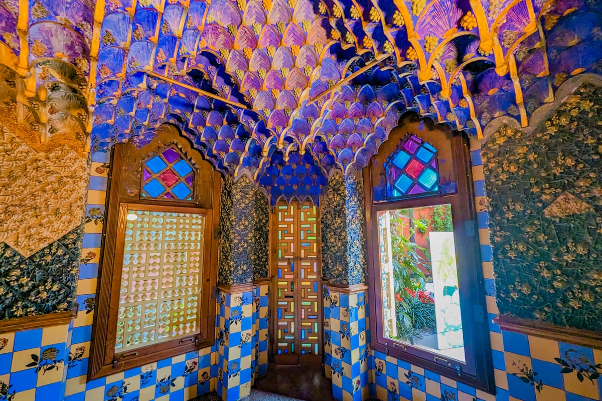 Pièce de la Casa Vicens de Barcelone