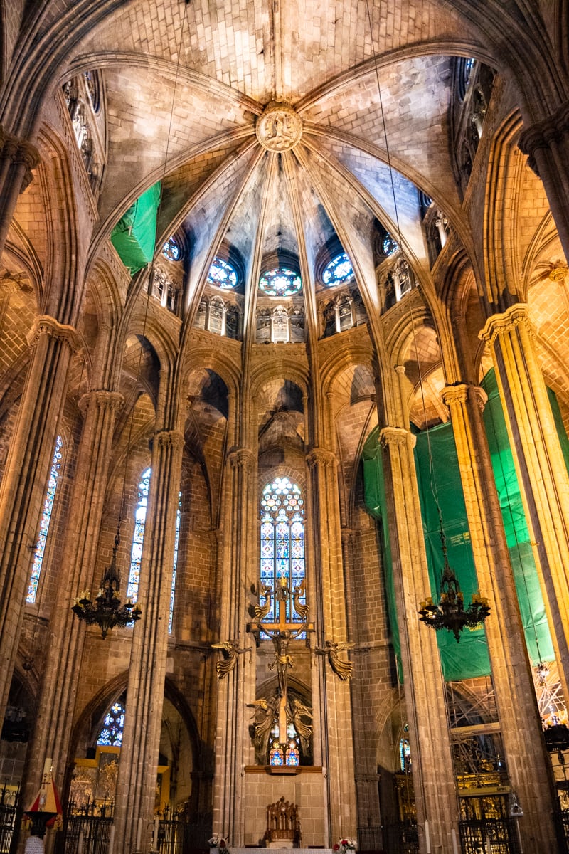 Autel de la cathédrale de Barcelone